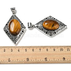 Естественно тигровый глаз большие кулоны&nbsp;G-Z050-08C