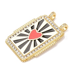 Латунные микро проложить кубического циркония подвески&nbsp;KK-K408-71G-02