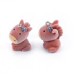 Подвески из непрозрачной смолы&nbsp;RESI-T053-07