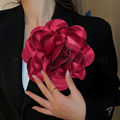 Цветочные броши из полиэстера&nbsp;JEWB-WH20008-04C