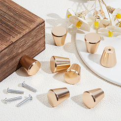 10 пакетик конических ручек для ящиков из алюминиевого сплава FIND-GO0003-99