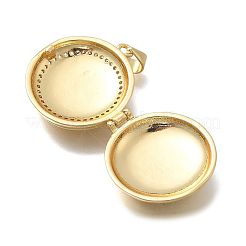 Латунные подвески с микропаве из прозрачного кубического циркония&nbsp;KK-D431-031D-G