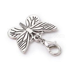 Подвеска в виде бабочки в тибетском стиле из сплава&nbsp;HJEW-JM03140