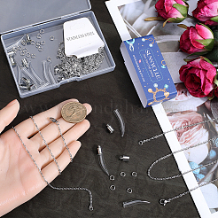 36 шт. 3 стиля подвески в виде прозрачных стеклянных бутылок&nbsp;GLAA-SC0002-37