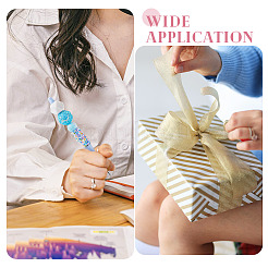 8 шариковая ручка с пайетками в виде звезд&nbsp;FIND-TA0006-16