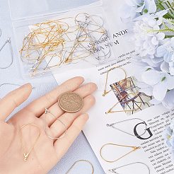 60шт 2 цвета латунные подвески&nbsp;KK-SP0002-06