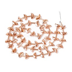 Гальванизируйте прозрачные стеклянные бусины&nbsp;EGLA-H112-05HP-04