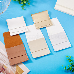 5 шт. 5-х цветных квадратных конвертов из искусственной кожи&nbsp;ABAG-TA0001-81