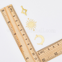 Набор для самостоятельного изготовления сережек в виде луны&nbsp;KK-HY0003-49