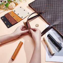 8 шт. 4-х цветные кожаные накладки на ручки сумок&nbsp;PURS-UN0001-14