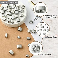 40 шт. 10 стиля 201/304 нержавеющая сталь скользящая подвеска&nbsp;STAS-CJ0003-16