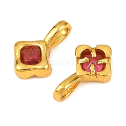 Латунные микро проложить кубического циркония подвески&nbsp;KK-H263-04G