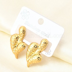 Серьги-гвоздики из нержавеющей стали 304&nbsp;EJEW-P312-04A-G