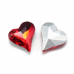 Заостренные заднее стекло горный хрусталь кабошоны&nbsp;RGLA-T031-12x13mm-05