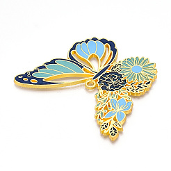 Подвески из эмалированного сплава с гальванопокрытием&nbsp;ENAM-N056-396-G