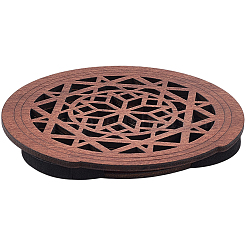 Деревянная крышка звукового отверстия гитары&nbsp;AJEW-WH20018-105A