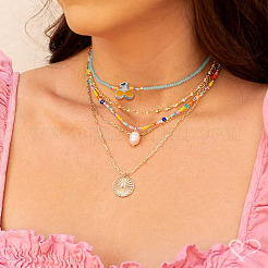 100шт 10 стиля уф-покрытие акриловые европейские бусины&nbsp;OACR-CD0001-02P