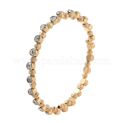 Женские браслеты-манжеты из латуни с микропаве и кубическим цирконием&nbsp;BJEW-F482-13G