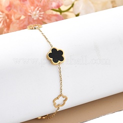 Браслеты из нержавеющей стали 304 с ионным покрытием (IP)&nbsp;BJEW-P345-11G-03