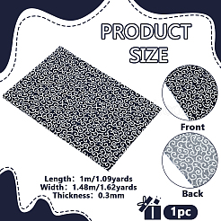 Хлопчатобумажная ткань с рисунком в виде облаков&nbsp;AJEW-WH0314-975C