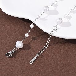 Браслеты из круглых бусин из АБС-пластика&nbsp;BJEW-G774-05P