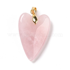 Природного розового кварца подвески&nbsp;X-G-E570-01G-06