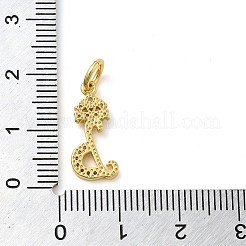 Латунные микро проложить кубического циркония подвески&nbsp;KK-M273-01G-B