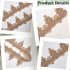 Кружевная бирюзовая лента&nbsp;OCOR-GF0002-75