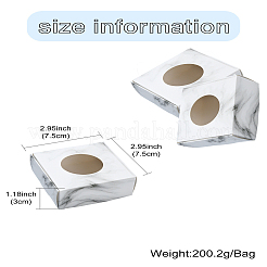 1 прямоугольный безель из смолы с открытой задней панелью&nbsp;DIY-CJ0002-31