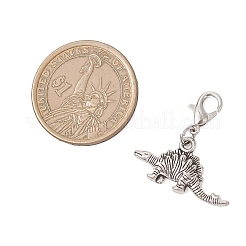 Подвесные украшения в виде динозавров из сплава в тибетском стиле&nbsp;HJEW-JM04181