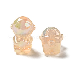 УФ-покрытие радужными переливающимися акриловыми бусинами&nbsp;PACR-M002-06