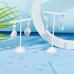 10 пара 925 сережек-гвоздиков из стерлингового серебра&nbsp;STER-BBC0006-16