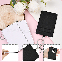 Термоперенос пустой держатель удостоверения личности из искусственной кожи&nbsp;AJEW-WH20018-184