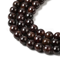 Гранат бисер пряди круглые&nbsp;G-O081-01-6mm