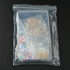 Набор для изготовления сережек-бабочек из стекла и цветов из полимерной глины из бисера своими руками&nbsp;DIY-YW0008-64