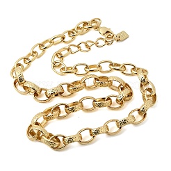 Цепочки из текстурированной латунной проволоки толщиной 10.5 мм&nbsp;NJEW-L013-05G