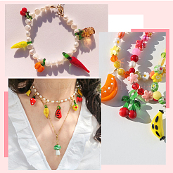 20 шт. 10 стиля подвесок и бусин ручной работы в технике лэмпворк&nbsp;LAMP-SC0001-62