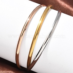 Простые браслеты из нержавеющей стали 304 для женщин&nbsp;BJEW-C092-01