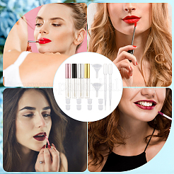 Пластиковые пустые бутылки от блеска для губ&nbsp;AJEW-GF0009-83