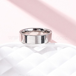 201 широкополосное кольцо из нержавеющей стали&nbsp;RJEW-K252-02D-P