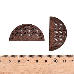 Полукруглые соединители из древесины тополя&nbsp;WOOD-N016-47