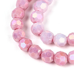 Антикоррозийные гальванические стеклянные бусины&nbsp;X-EGLA-T021-6mm-15-04