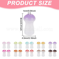 300шт 10 цвета непрозрачные стеклянные бусины&nbsp;GLAA-GO0001-02