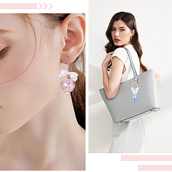 48шт 12 цвета прозрачные акриловые бусины&nbsp;MACR-SC0001-35