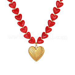 Подвеска в виде сердца из нержавеющей стали 304 ко Дню святого Валентина&nbsp;FS-WG68522-01