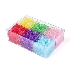 650-700 г 6 цвета прозрачные акриловые бусины&nbsp;OACR-T029-85M