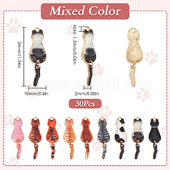 Подвески из эмали из сплава с покрытием 30 шт.&nbsp;ENAM-SC0005-09