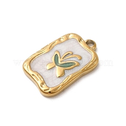 Подвески из нержавеющей стали 304 с эмалью&nbsp;STAS-B113-11G-03