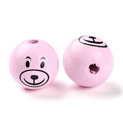 Европейские бусины из натурального дерева&nbsp;WOOD-D024-01A