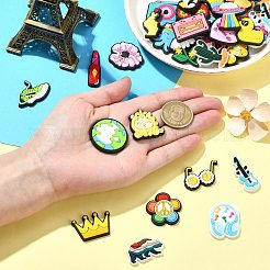 60 шт. 30 стиля ПВХ кабошоны&nbsp;KY-CJ0002-09A